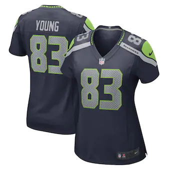 womens nike dareke young college navy seattle seahawks game